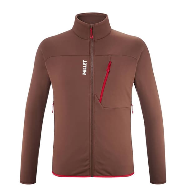 Millet Seneca Fleecejakke Med Fuld Lynlås Brun 2XL Mand