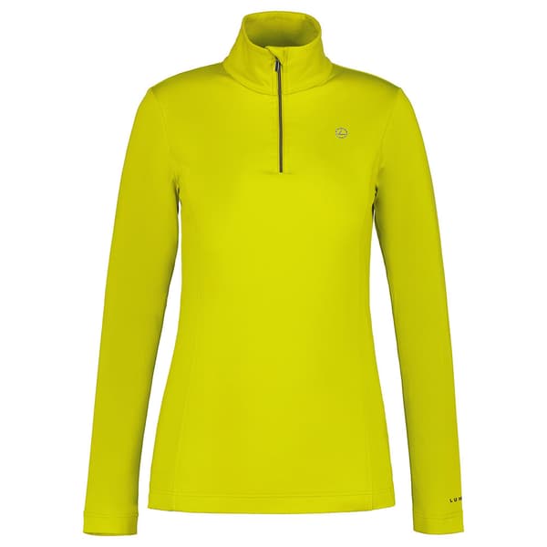 Luhta Hailuoto Fleece Med Halv Dragkedja Gul S Kvinna