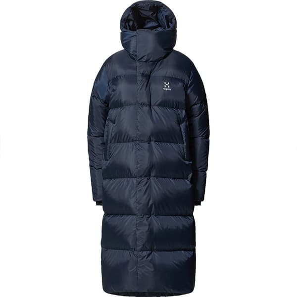 Haglofs Long Down Parka Blå L Kvinde