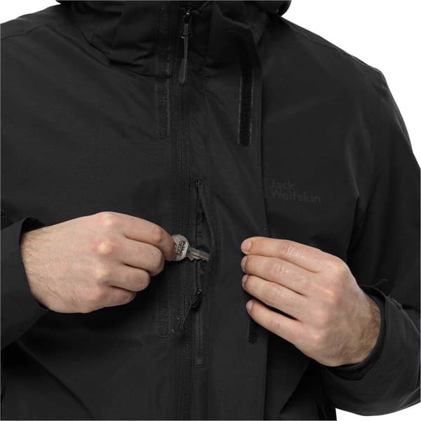 Jack Wolfskin Luntal 3in1 Jacka Svart M Man
