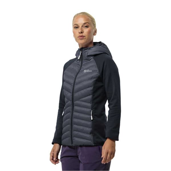 Jack Wolfskin Routeburn Pro Hybrid Jakke Grå XL Kvinde