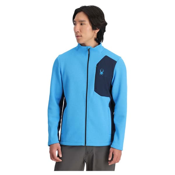 Spyder Bandit Fleecejacka Med Dragkedja Blå 2XL Man
