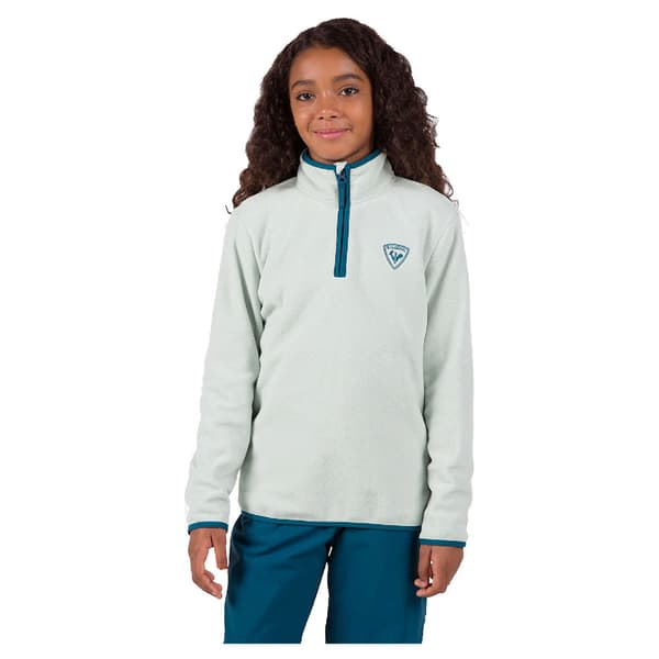 Rossignol Strawpile Fleece Med Halv Dragkedja Blå 8 Years