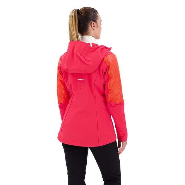 Mammut Eisfeld Hybrid Softshelljacka Röd L Kvinna
