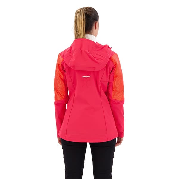 Mammut Eisfeld Hybrid Softshelljacka Röd L Kvinna
