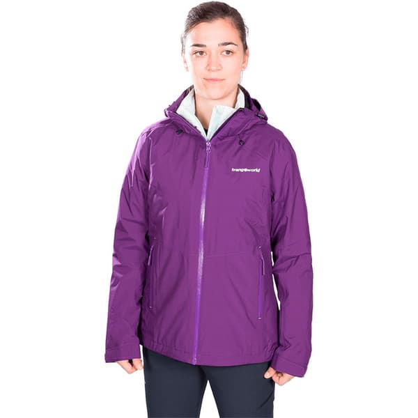 Trangoworld Camden Complet Irrotettava Takki Violetti XS Nainen