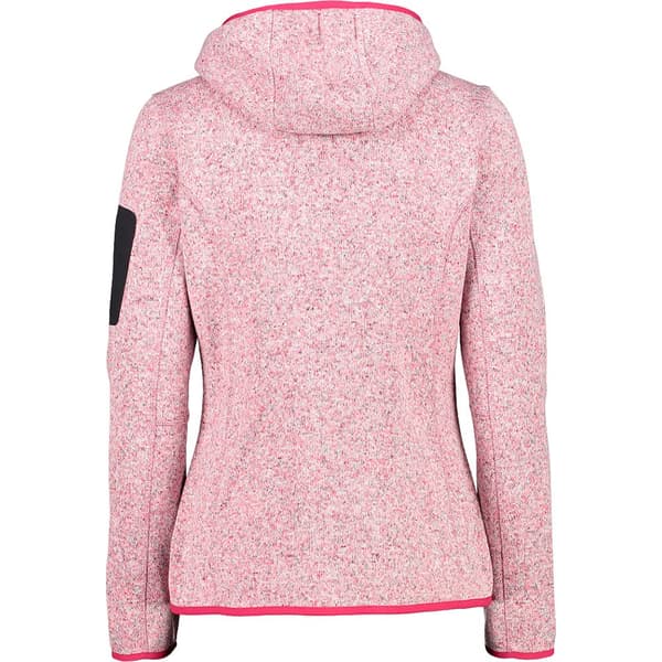 Cmp 3h19826 Fleecejakke Med Hætte Rød 4XL Kvinde