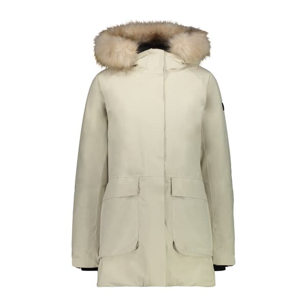 Cmp Parka Fix Hood 30k3866 Jacka Beige L Kvinna
