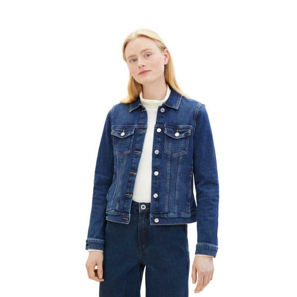 Tom Tailor Easy Denimtakki Sininen L Nainen
