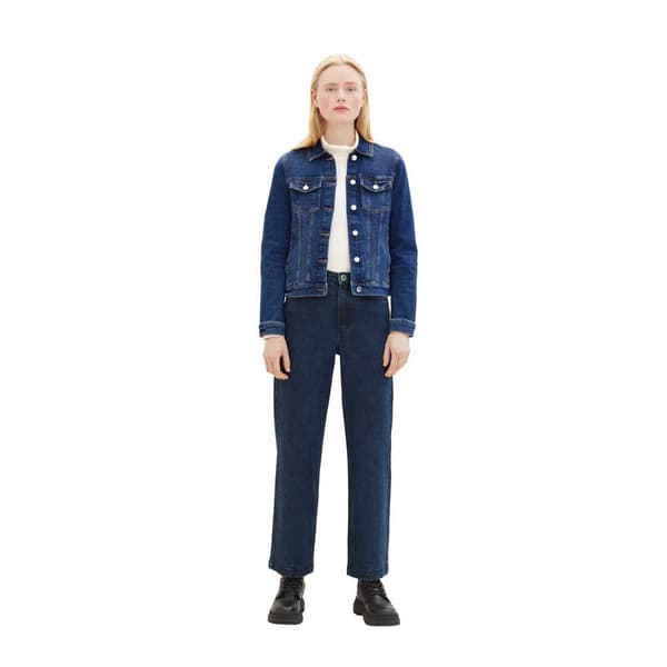 Tom Tailor Easy Denimtakki Sininen L Nainen