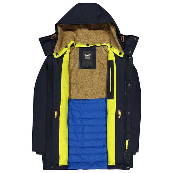 Cmp 30k2957 Zip Hood Parka Blå 2XL Mand