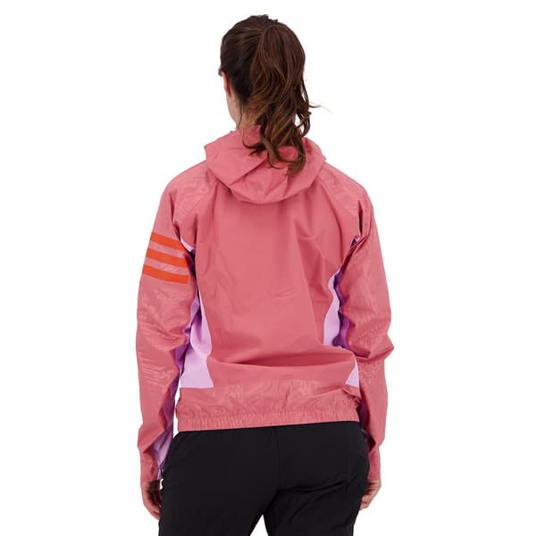 Adidas Terrex Utilitas Rain Jacka Röd L Kvinna