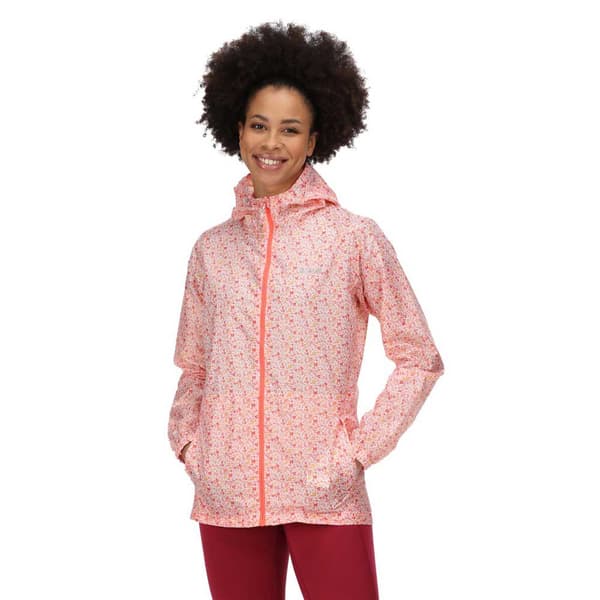 Regatta Printed Pack It Jakke Rosa 14 Kvinde