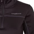 Miniatyrbild 3 av 4: Trangoworld Bigge Fleece Med Halv Dragkedja Svart 2XL Kvinna