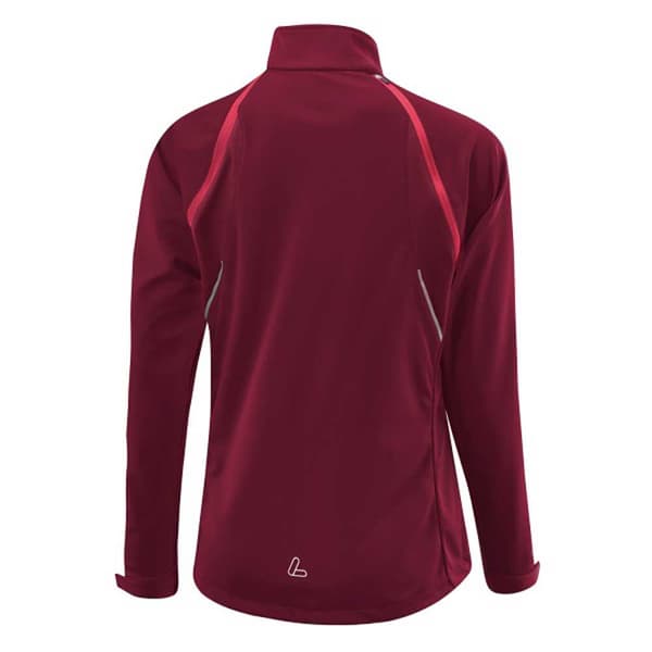 Loeffler Zip-off Ws Light Fleecejakke Med Fuld Lynlås Rød 2XL Kvinde