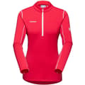 Miniatyrbillede 3 af 5: Mammut Aenergy Half Zip Fleecejakke Med Halv Lynlås Rød XL Kvinde