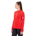 Miniatyrbillede 4 af 5: Mammut Aenergy Half Zip Fleecejakke Med Halv Lynlås Rød XL Kvinde
