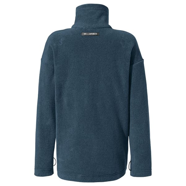 Vaude Caprea Cotton Fleecejacka Med Dragkedja Blå 104 cm