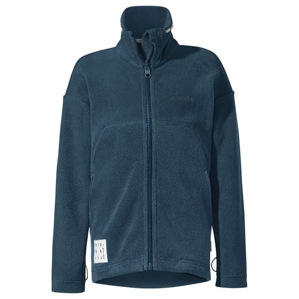 Vaude Caprea Cotton Fleecejacka Med Dragkedja Blå 104 cm