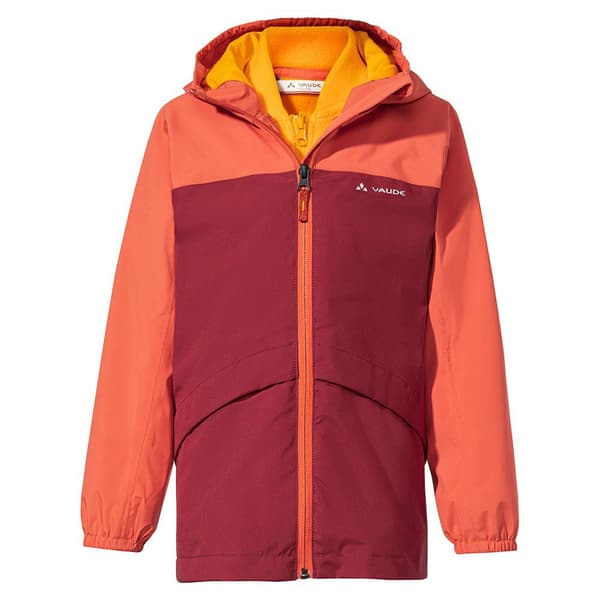 Vaude Escape 3in1 Avtagbar Jacka Orange 104 cm Pojke
