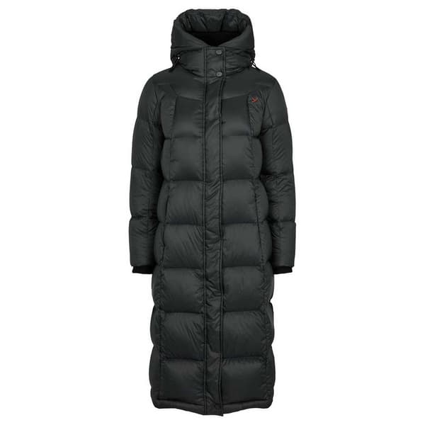 Nordisk Saga Extra Long Puffa Jakke Sort XL Kvinde