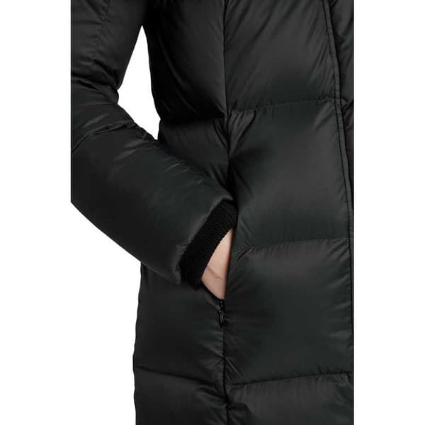 Nordisk Saga Extra Long Puffa Jakke Sort XL Kvinde