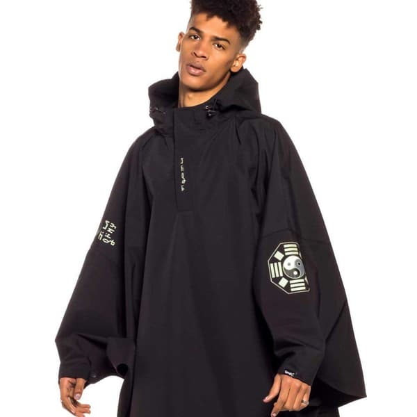 Grimey Space Hammu Regnjacka Svart 2XL Man