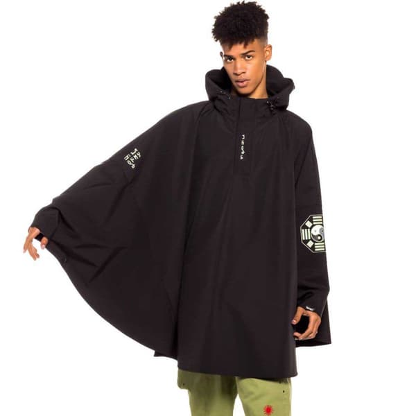 Grimey Space Hammu Regnjacka Svart 2XL Man