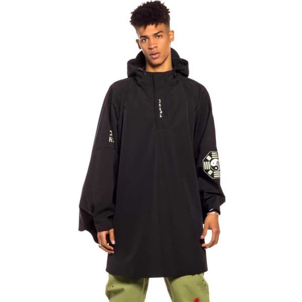 Grimey Space Hammu Regnjacka Svart 2XL Man