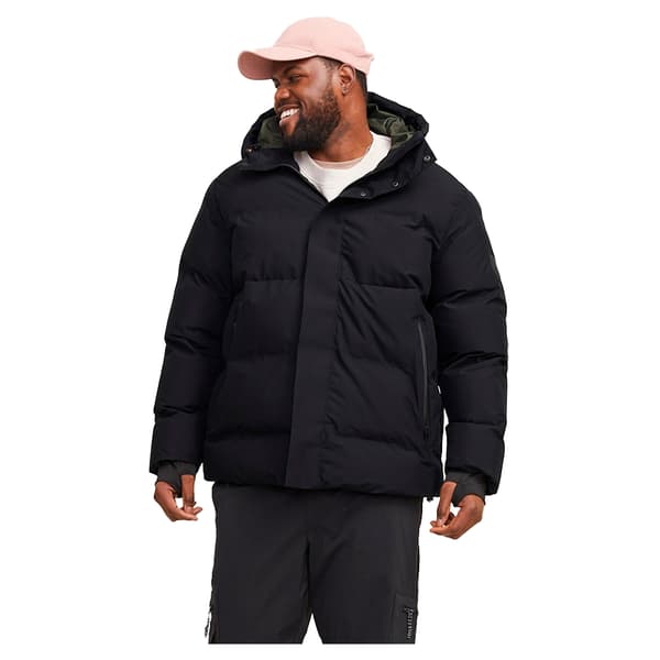 Jack & Jones Alpha Puffer Plus Size Jakke Sort 3XL Mand