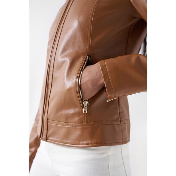 Salsa Jeans 21008961 Læderjakke Brun XS Kvinde