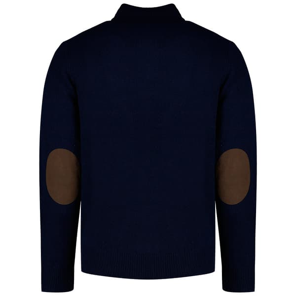 Hackett Lambswool Halv Lynlås Sweater Blå XL Mand