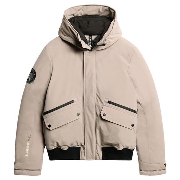 Superdry City Padded Bomberjacka Beige L Man