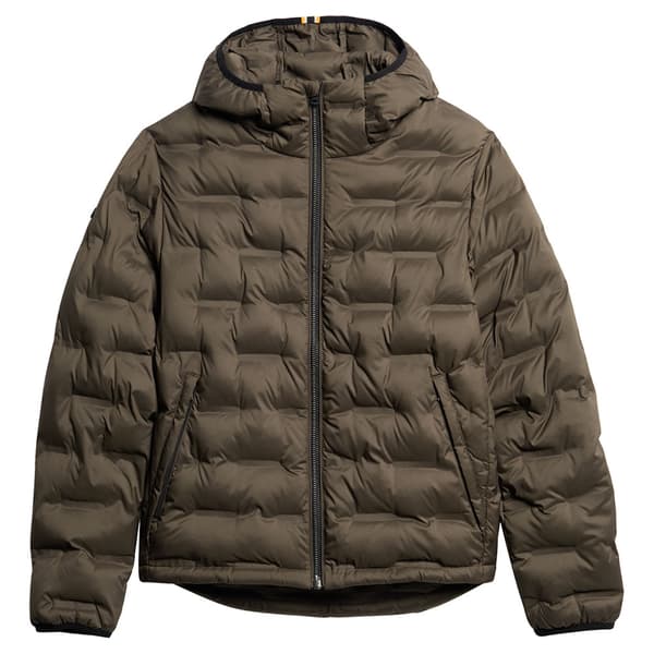 Superdry Quilted Coat Jacka Brun XL Man