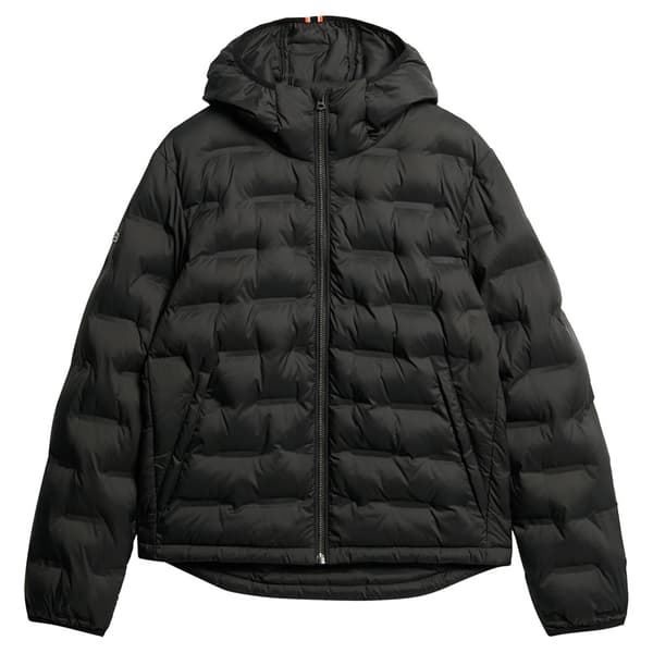 Superdry Quilted Coat Jacka Svart XL Man