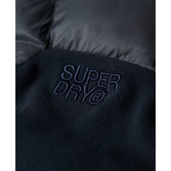 Superdry Storm Fleece Hybrid Bomberjacka Blå,Svart L Man