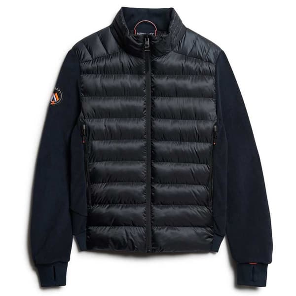 Superdry Storm Fleece Hybrid Bomberjacka Blå,Svart L Man