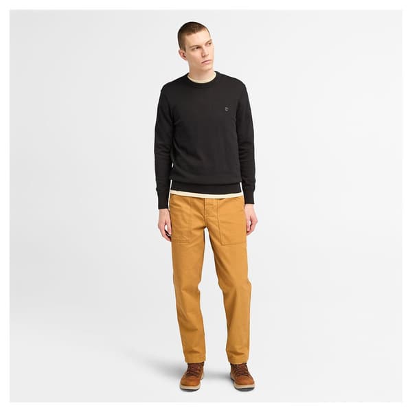 Timberland Williams River Cotton Yd Tröja Svart S Man