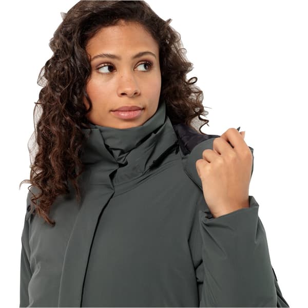 Jack Wolfskin Luisenplatz Kappa Grönt,Grå XL Kvinna