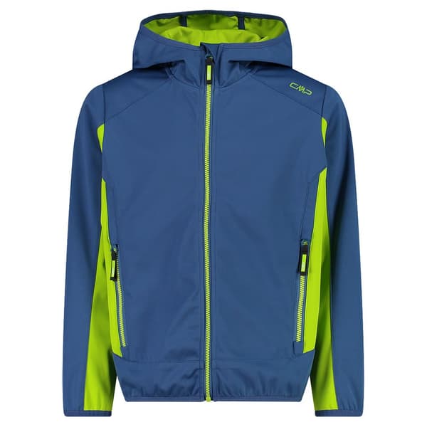 Cmp Fix Hood 39a5134 Softshelljacka Grönt,Blå 4 Years Pojke