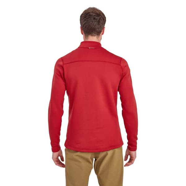 Montane Fury Fleecejakke Med Halv Lynlås Rød S Mand