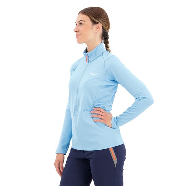 Salewa Puez Pullover Fleece Med Halv Dragkedja Blå 2XL Kvinna