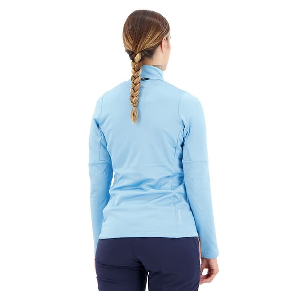 Salewa Puez Pullover Fleece Med Halv Dragkedja Blå 2XL Kvinna