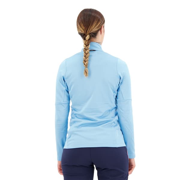 Salewa Puez Pullover Fleece Med Halv Dragkedja Blå 2XL Kvinna