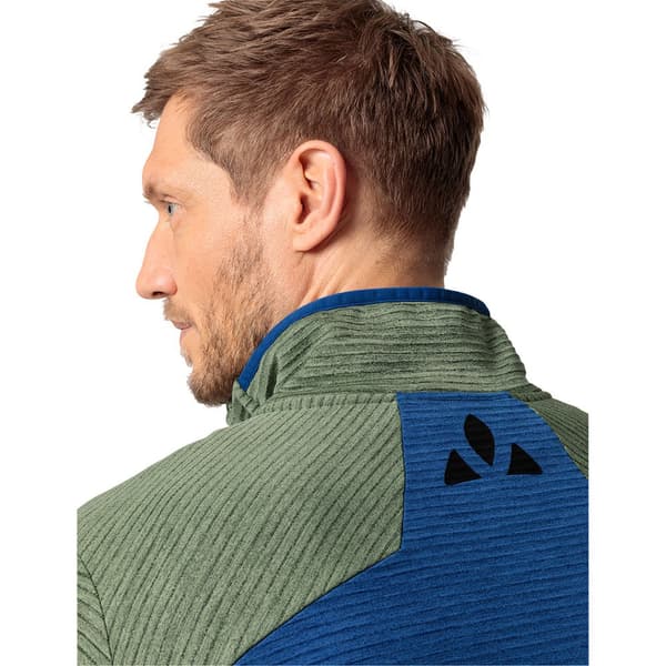 Vaude Larice Fleece Med Halv Dragkedja Grönt M Man