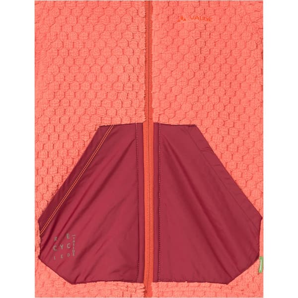 Vaude Manukau Fleecejacka Med Dragkedja Orange 110-116 cm