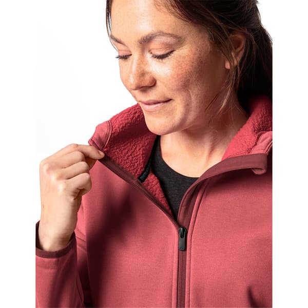 Vaude Mineo Fleecejacka Med Dragkedja Rosa 40 Kvinna