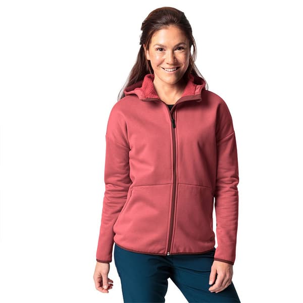 Vaude Mineo Fleecejacka Med Dragkedja Rosa 40 Kvinna
