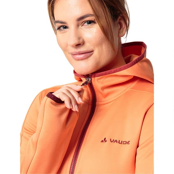 Vaude Valsorda Fleecejacka Med Dragkedja Orange 40 Kvinna