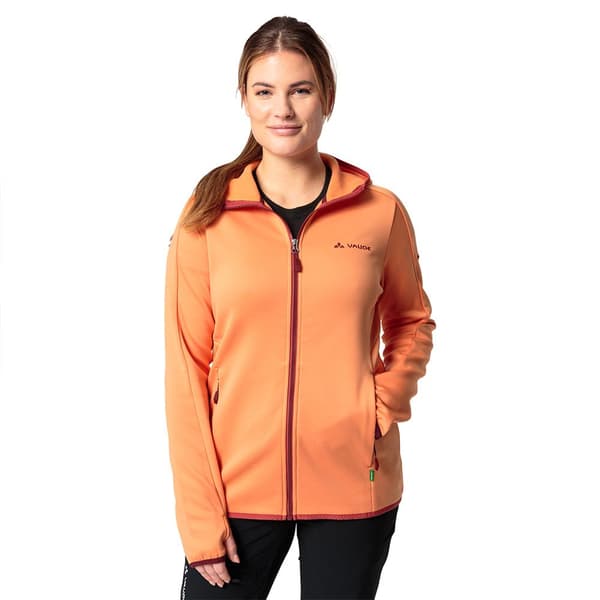 Vaude Valsorda Fleecejacka Med Dragkedja Orange 40 Kvinna